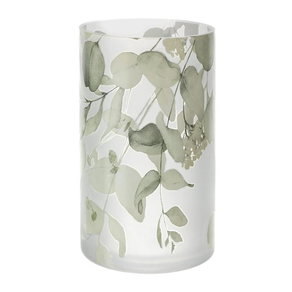 Vaso floreale in vetro Botanic Giallo Hervit