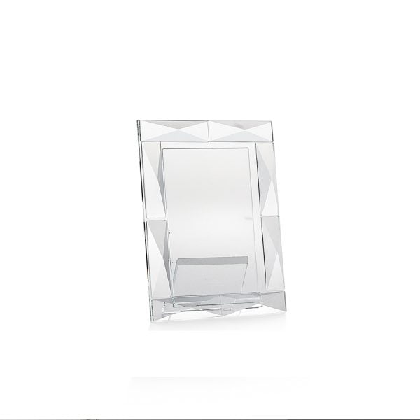 Portafoto piccolo in cristallo trasparente Ghiaccio Emò Italia